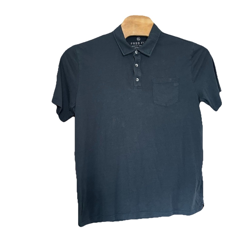 Free Fly‎ Performance Bamboo Polo Heathered Charcoal Gray XL